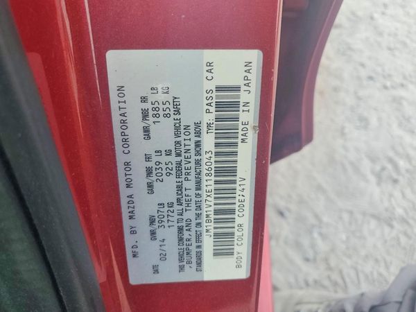 2014 MAZDA 3 Touring/GS