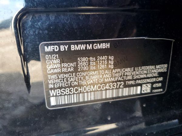 2021 BMW M5