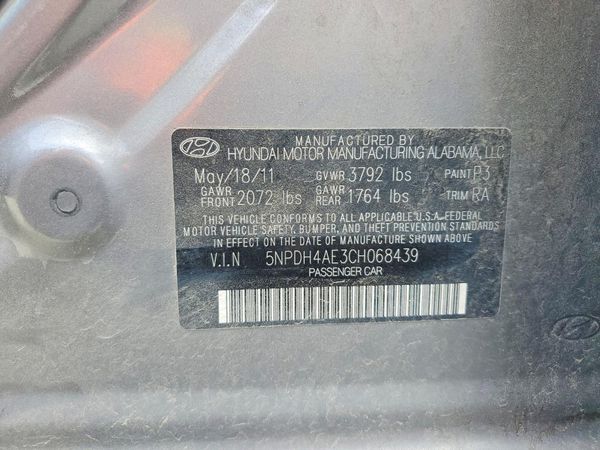 2012 HYUNDAI ELANTRA GLS(Middle grade)