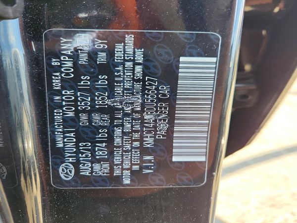 2013 HYUNDAI ACCENT GLS, GS