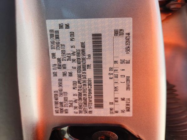 2017 FORD F150 SuperCrew