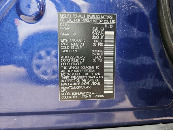 2019 NISSAN ROGUE