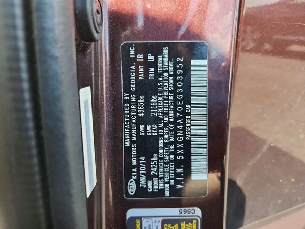 2014 KIA OPTIMA 2.4 EX STD/Premium /Tech
