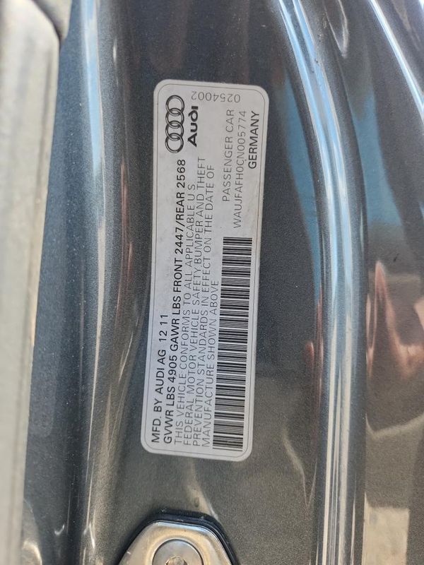 2012 AUDI A5