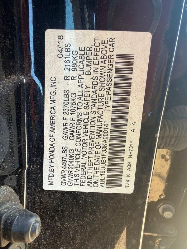 2019 ACURA TLX Standard