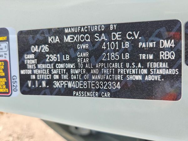 2026 KIA K4