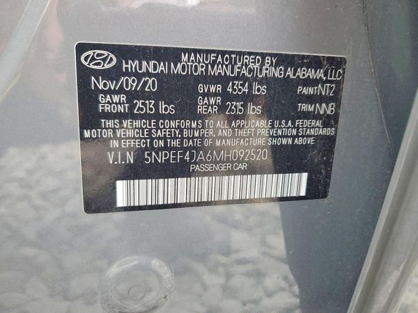 2021 HYUNDAI SONATA