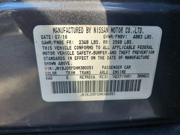 2017 INFINITI QX50