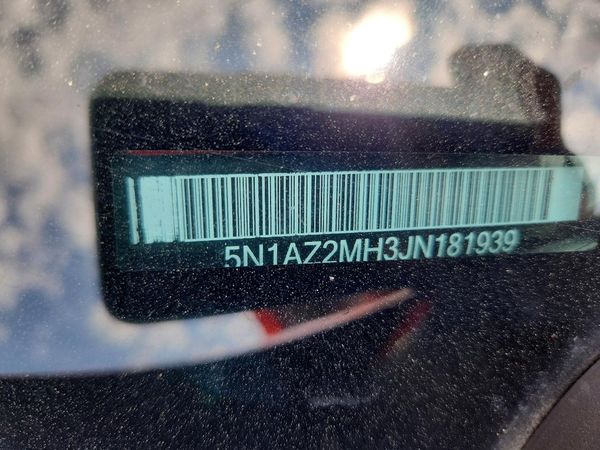 2018 NISSAN MURANO — VINP