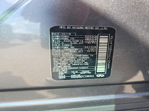 2019 INFINITI QX50