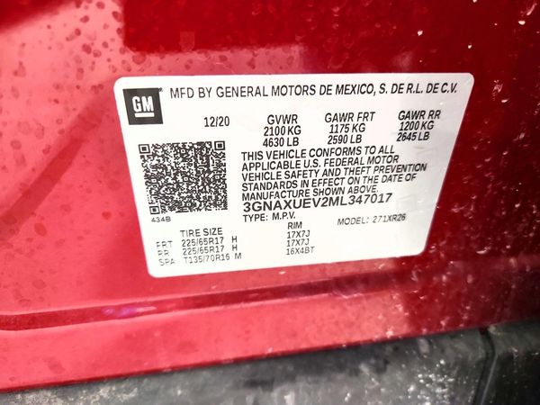 2021 CHEVROLET EQUINOX LT (1LT)