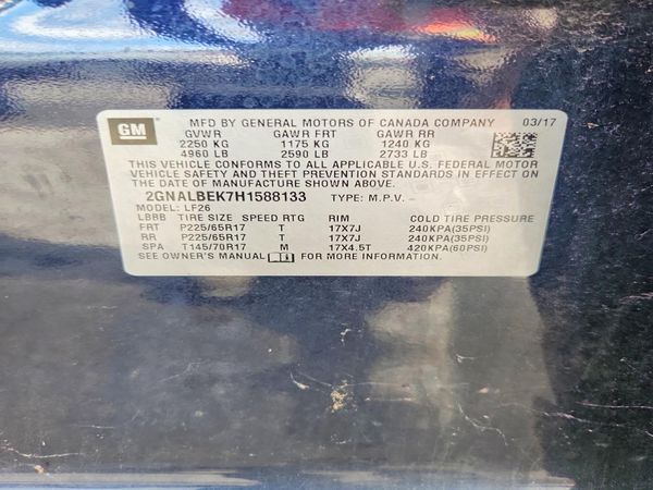 2017 CHEVROLET EQUINOX LS