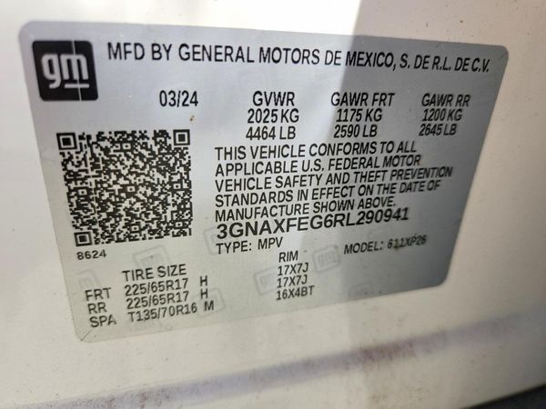 2024 CHEVROLET EQUINOX LS (1FL)