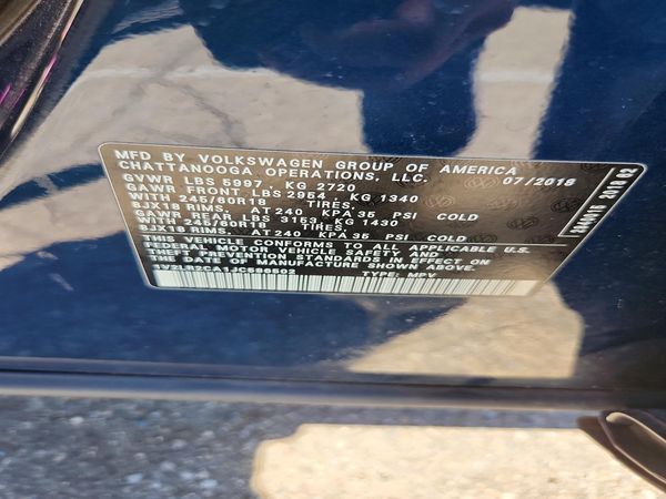 2018 VOLKSWAGEN ATLAS