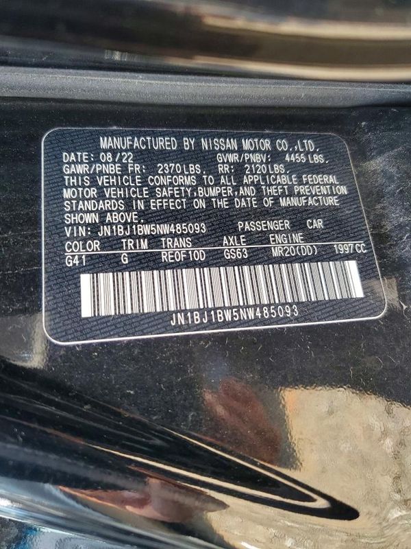2022 NISSAN ROGUE SPORT