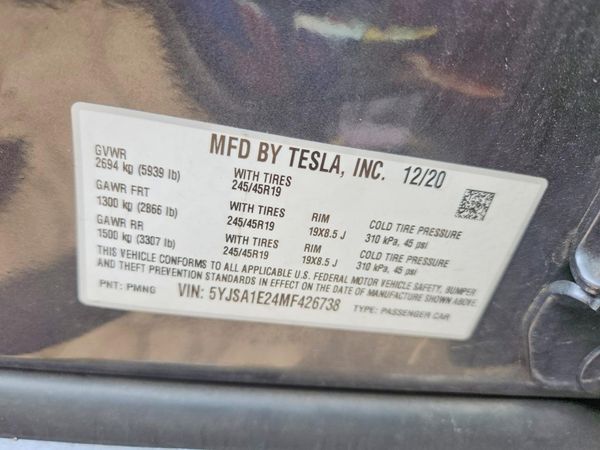 2021 TESLA MODEL S