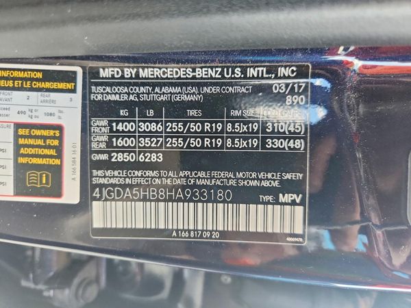 2017 MERCEDES-BENZ GLE GLE350