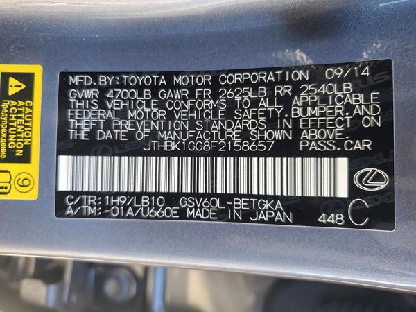 2015 LEXUS ES 350