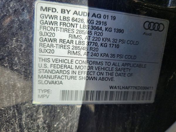 2019 AUDI Q7