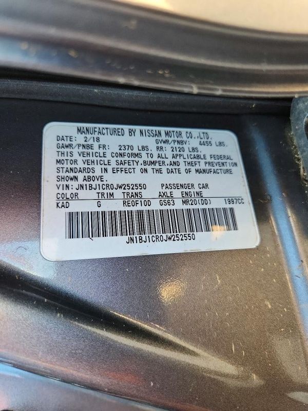 2018 NISSAN ROGUE SPORT