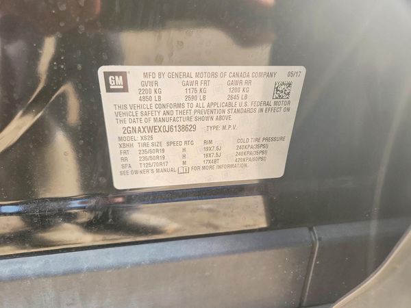 2018 CHEVROLET EQUINOX Premier (2LZ)