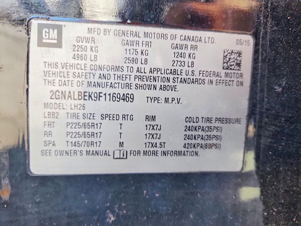 2015 CHEVROLET EQUINOX