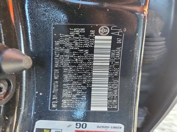 2018 TOYOTA COROLLA L/LE/SE/XLE/XSE