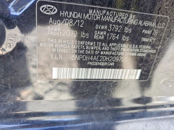 2013 HYUNDAI ELANTRA