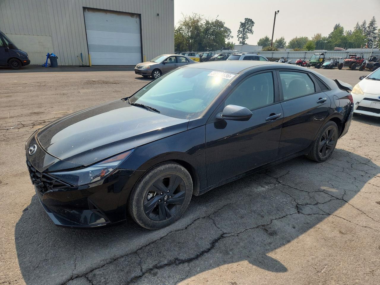2021 HYUNDAI ELANTRA Blue