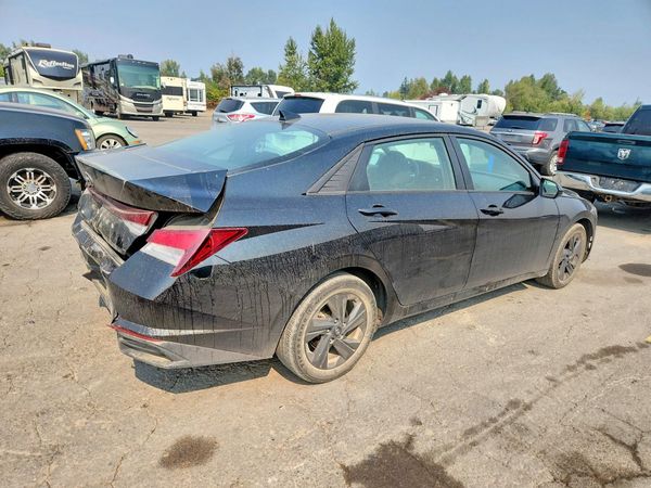 2021 HYUNDAI ELANTRA Blue