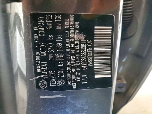 2025 HYUNDAI VENUE SEL, Limited