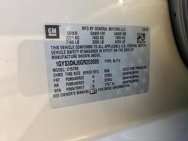 2016 CADILLAC ESCALADE