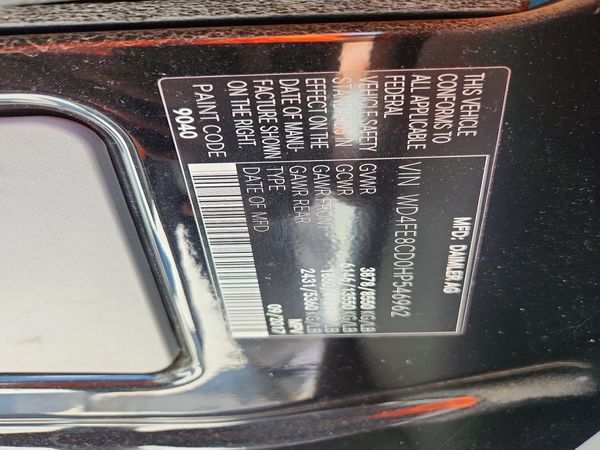 2017 MERCEDES-BENZ SPRINTER