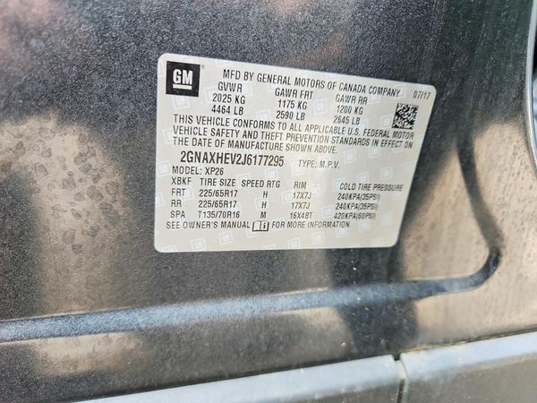 2018 CHEVROLET EQUINOX LS