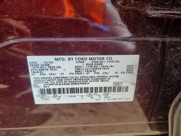 2020 FORD EDGE