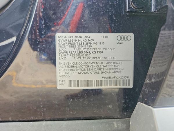 2019 AUDI Q5 quattro Premium Plus