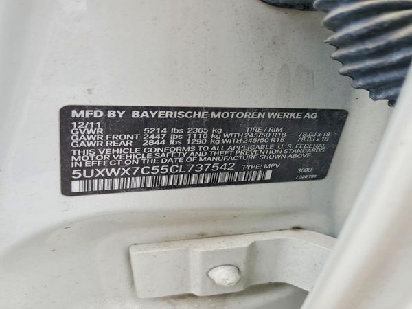 2012 BMW X3
