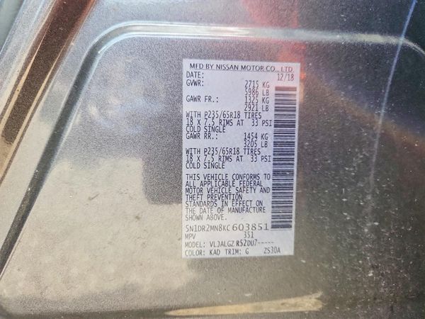 2019 NISSAN PATHFINDER