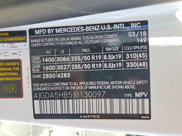 2018 MERCEDES-BENZ GLE