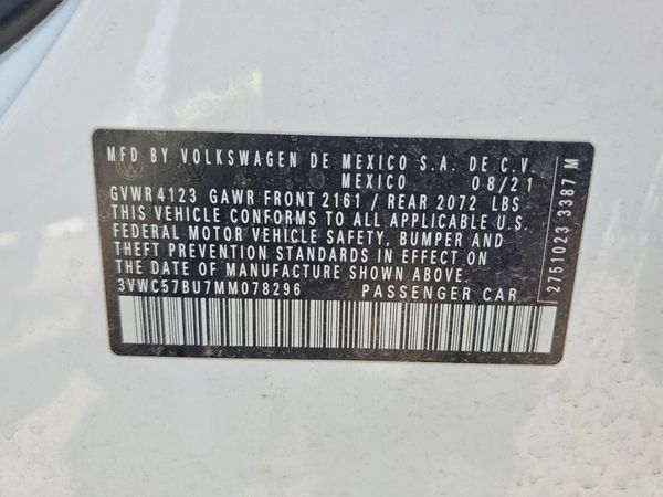 2021 VOLKSWAGEN JETTA S / SE / R-Line — VINS