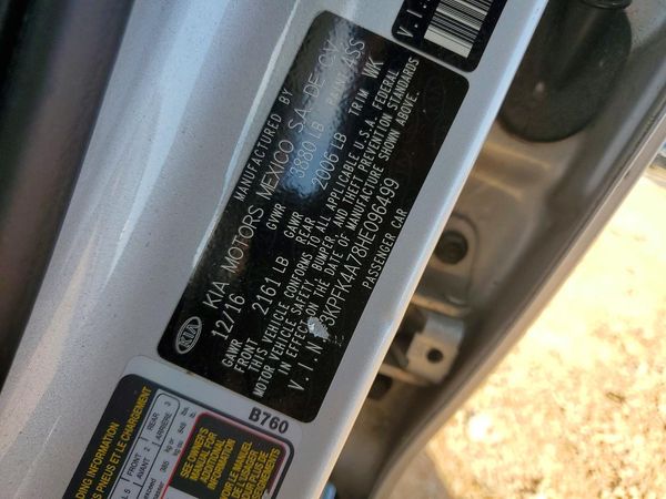 2017 KIA FORTE LX Base
