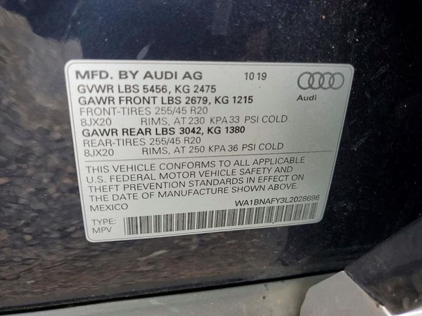 2020 AUDI Q5 quattro Premium Plus