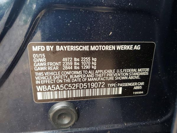 2015 BMW 528