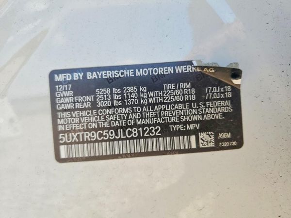 2018 BMW X3