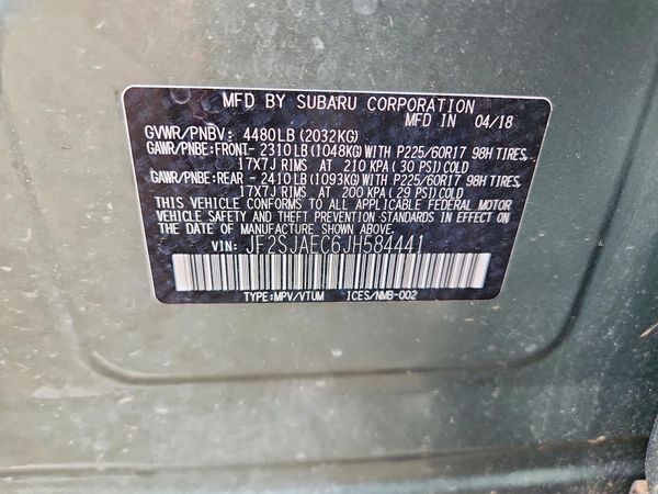 2018 SUBARU FORESTER Premium+CWP