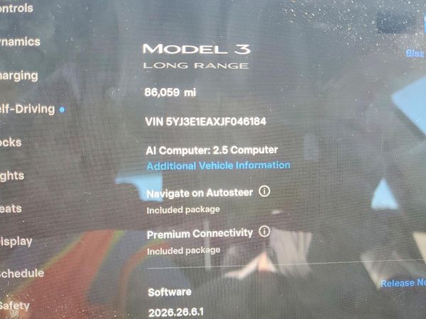 2018 TESLA MODEL 3