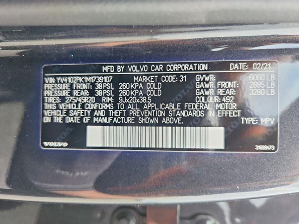 2021 VOLVO XC90
