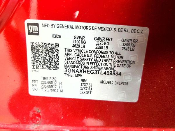 2026 CHEVROLET EQUINOX 1LT