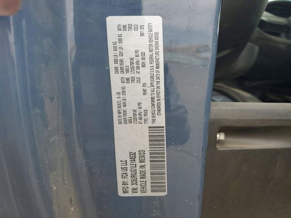 2020 RAM PROMASTER 3500 VF