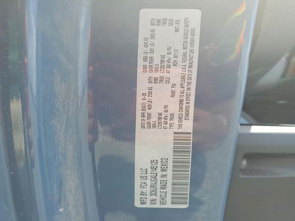 2020 RAM PROMASTER 3500 VF